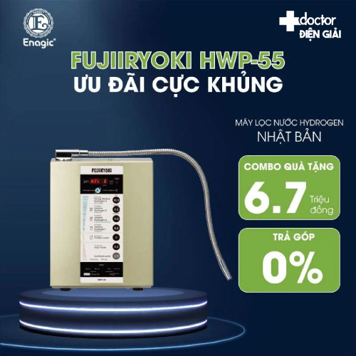 Máy lọc nước ion kiềm Fujiiryoki HWP-55